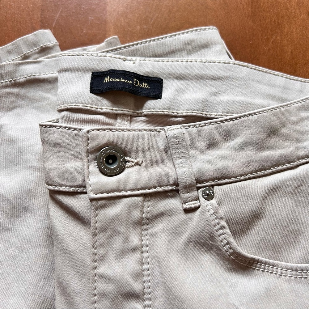 Massimo Dutti Skinny Jeans In Bone - Picture 6 of 11